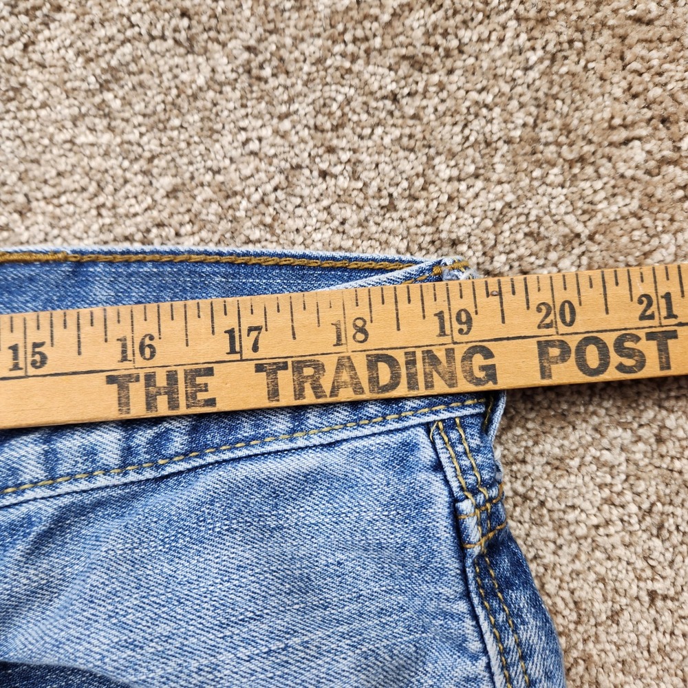 American Eagle Outfitters Mens Original Straight Blue Jeans 38x32 Medium Wash - Picture 6 of 7